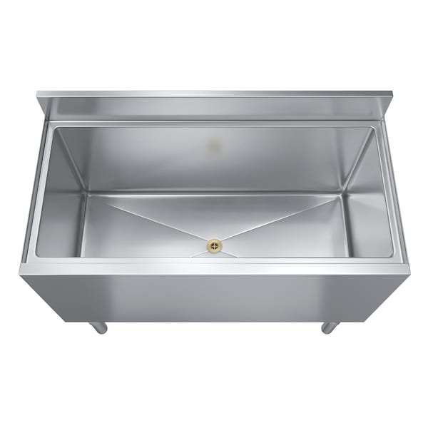 Amgood 18.5in x 36in. 33in. Stainless Steel Ice Chest with Sliding Lid. Large Ice Bin, NSF - ICE BIN FSIB-183615-Z