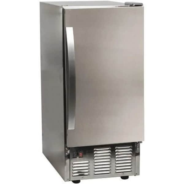 Edgestar 15 Inch Wide 25 Lbs Capacity BuiltIn Ice Maker with 50 Lbs Daily Ice Production - OIM450SS