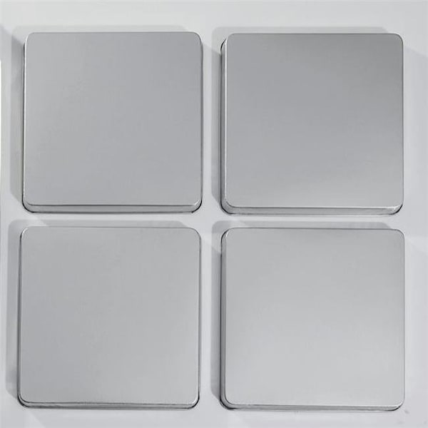 Reston Lloyd Reston Lloyd G-880-S Square Tin Burner Cover  Stainless Steel - G-880-S