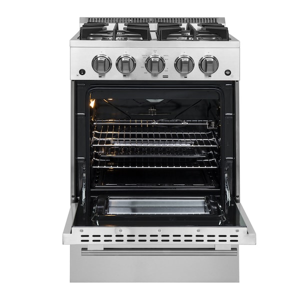 Forno Breno 24In. Freestanding Gas Range - FFSGS6272-24