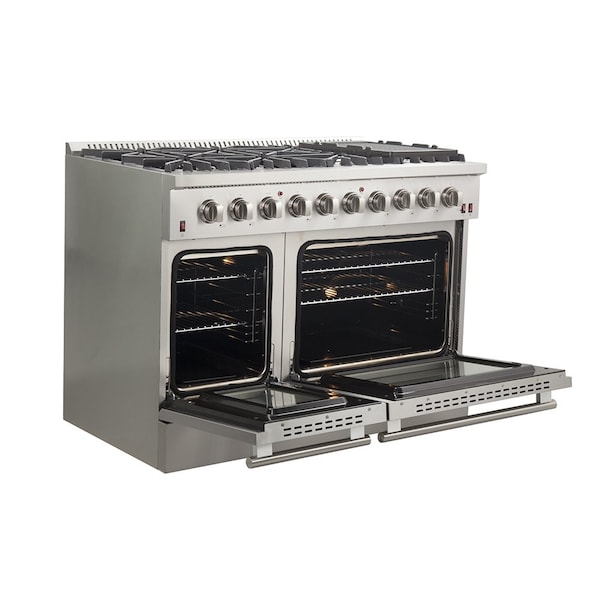 Forno Galiano Gold Professional 48In. Freestanding Gas Range - FFSGS6244-48