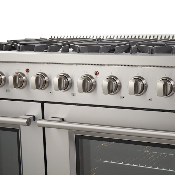 Forno Galiano Gold Professional 48In. Freestanding Gas Range - FFSGS6244-48