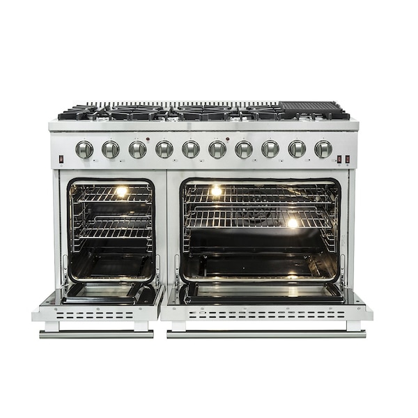 Forno Galiano Gold Professional 48In. Freestanding Gas Range - FFSGS6244-48