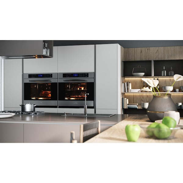 Koolmore Stainless Steel Electric Premium Convection Oven (Single Unit) with 7 Cooking/Baking Modes in Silver - KM-WO30S-SS