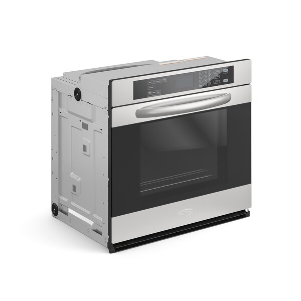 Koolmore Stainless Steel Electric Premium Convection Oven (Single Unit) with 7 Cooking/Baking Modes in Silver - KM-WO30S-SS