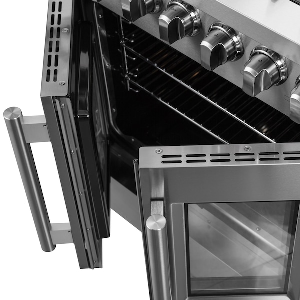 Forno Galiano 30In. Freestanding French Door Dual Fuel Range - FFSGS6356-30