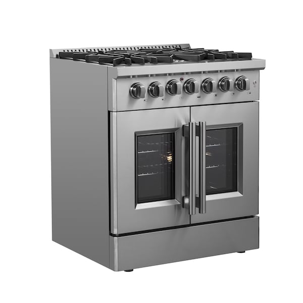 Forno Galiano 30In. Freestanding French Door Dual Fuel Range - FFSGS6356-30