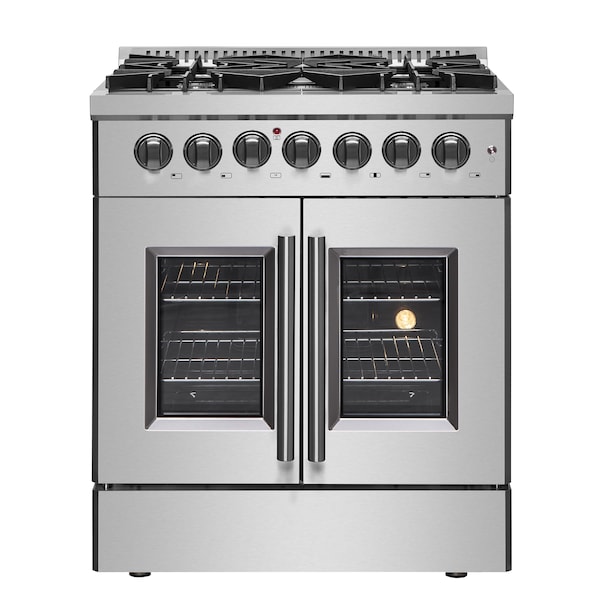 Forno Galiano 30In. Freestanding French Door Dual Fuel Range - FFSGS6356-30