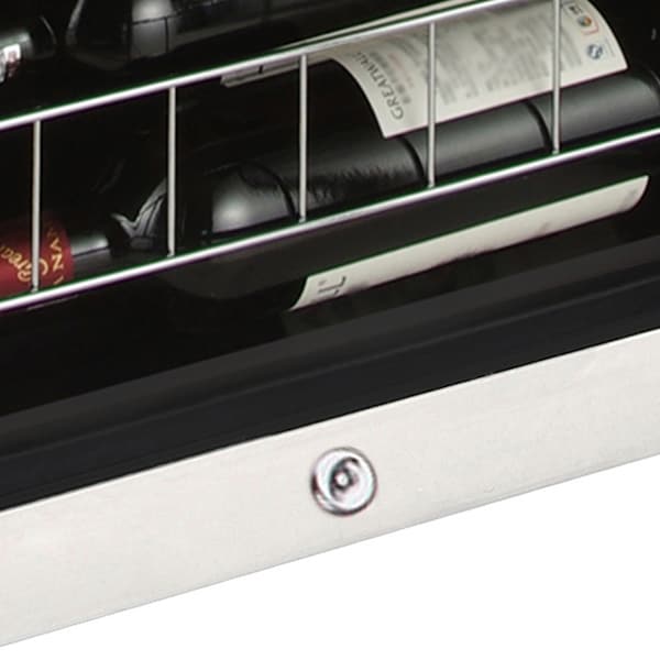 Whynter 34 Bottle Freestanding Stainless Steel Wine Refrigerator - FWC-341TS