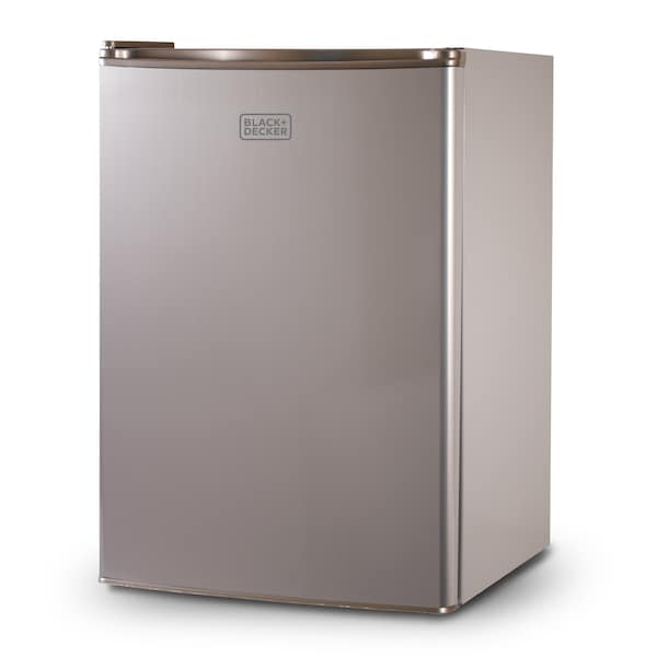 Black & Decker Compact Refrigerator Energy Star Single Door Mini Fridge with Freezer, 2.5 Cubic Feet, VCM - BCRK25V