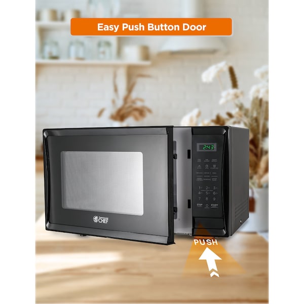 Commercial Chef 1000 - Watt Countertop Microwave Oven - CHM11MB