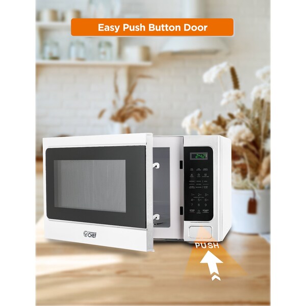 Commercial Chef 1.3 cu ft. 1000 - Watt Countertop Microwave Oven - CHM13MW6
