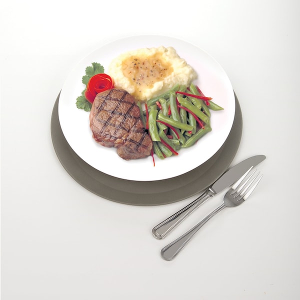 Progressive Prep Solutions 12 in. W X 12 in. L Gray Silicone Microwave Mat - PS-80GY