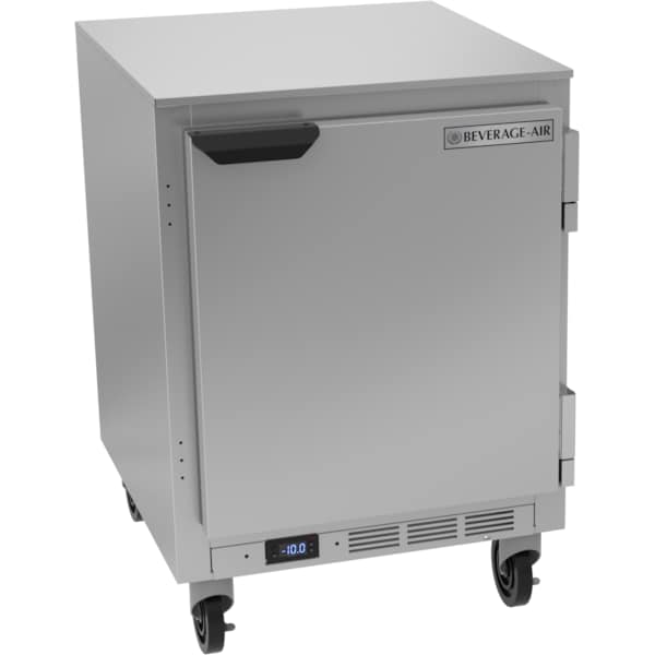 Beverage-Air Freezer, Undercounter, Shallow Depth 24" W, 4.48 cu. ft., 115 Volt - UCF24HC