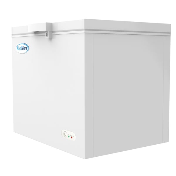 Koolmore Commercial Deep Chest Freezer with Wire Basket, 10 cu. ft. Compact Food and Meat Storage - SCF-9C
