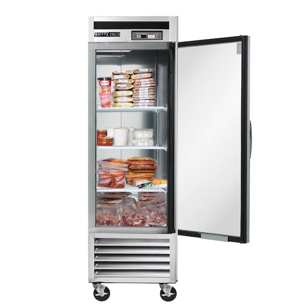 Maxx Cold Freezer 23 cu.ft., Commercial Upright, Stainless Steel - MCF-23FD
