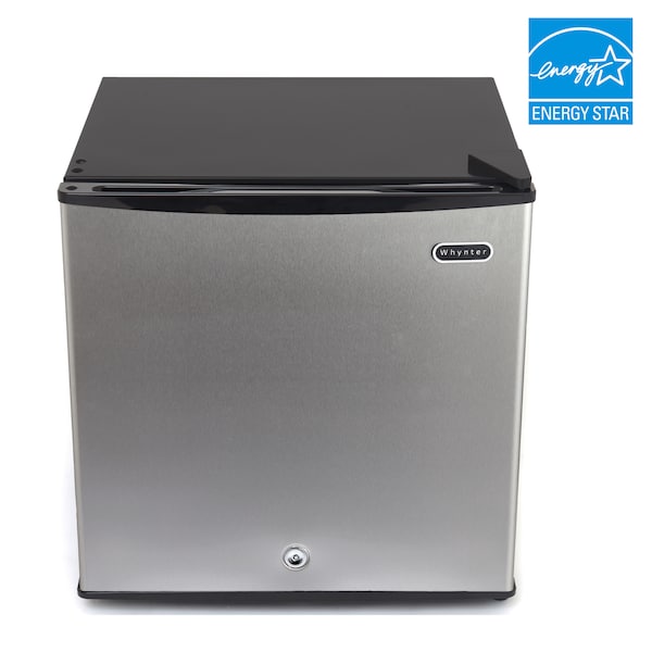 Whynter 1.1 cu. ft. Energy Star Upright Freezer with Lock, Stainless Steel - CUF-112SS