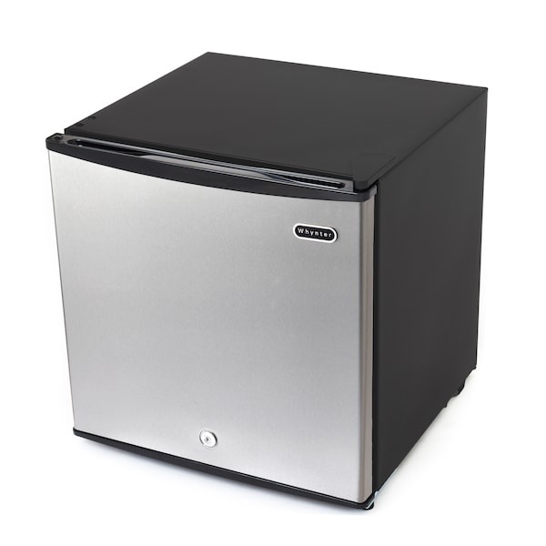 Whynter 1.1 cu. ft. Energy Star Upright Freezer with Lock, Stainless Steel - CUF-112SS