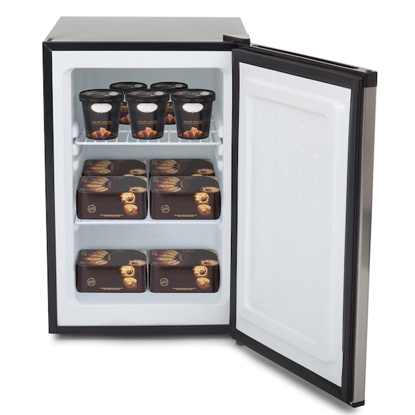 Whynter 2.1 cu. ft. Energy Star Stainless Steel Upright Freezer with Lock - CUF-210SS