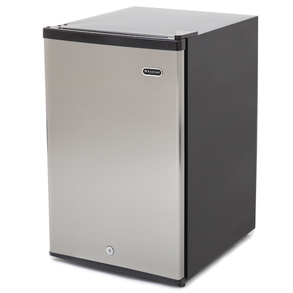 Whynter 2.1 cu. ft. Energy Star Stainless Steel Upright Freezer with Lock - CUF-210SS