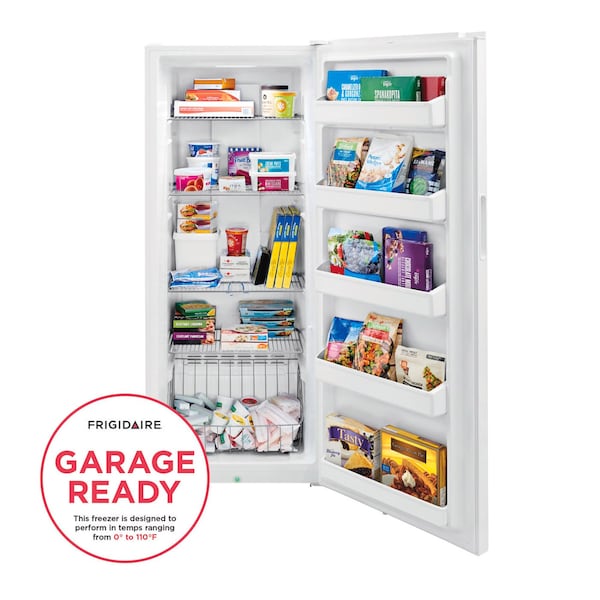 Almo 13 cu. ft. Even Temp Frost Free Upright Freezer with Reversible Door and Power Outage Assurance - FFFU13F2VW