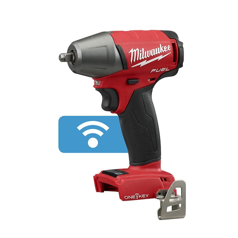 Milwaukee M18 FUEL ONE-KEY Llave de impacto inalámbrica sin escobillas de iones de litio de 18V de 3/8 pulgadas con anillo de fricción (herramienta solamente) - 2758-20