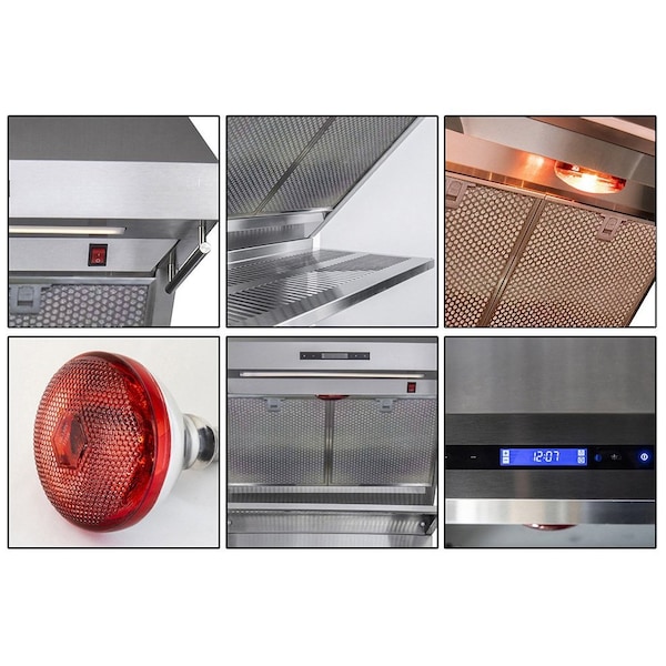 Forno Savona 30In. Wall Mount Range Hood w/Hybrid Filters & Back Splash - FRHWM5029-30HB