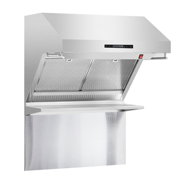 Forno Savona 30In. Wall Mount Range Hood w/Hybrid Filters & Back Splash - FRHWM5029-30HB