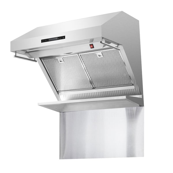 Forno Savona 30In. Wall Mount Range Hood w/Hybrid Filters & Back Splash - FRHWM5029-30HB