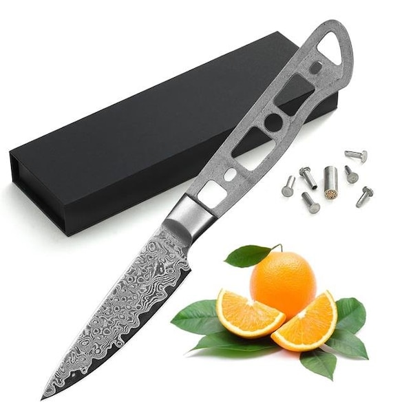 Katsura Cutlery Katsura Cutlery CKGD9B-no logo 3.5 in. Woodworking Project Paring Knife Blank Kit - No Logo - CKGD9B-no logo