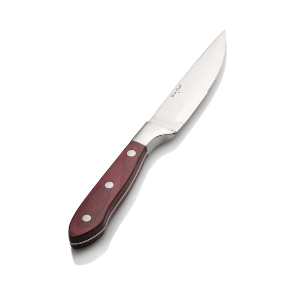 Bon Chef Gaucho, Steak Knife, Pakka Wood Handle, 13/0, 9.75" , set of 12 - S939