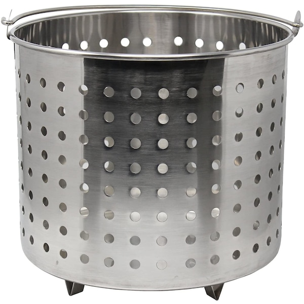 Concord Commercial Grade Stainless Steel Stock Pot w/ Steamer Basket, 53 Quart - S4040