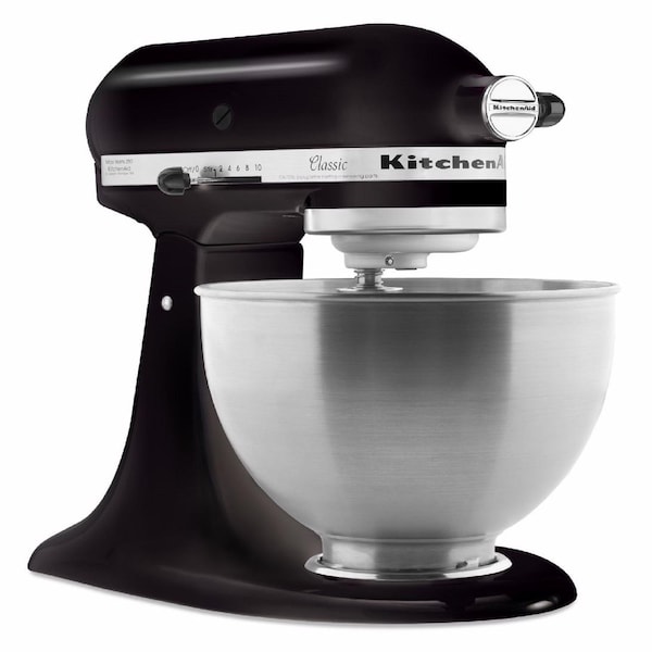 Kitchenaid Classic Plus Onyx Black 4.5 qt 10 speed Stand Food Mixer - K45SSOB