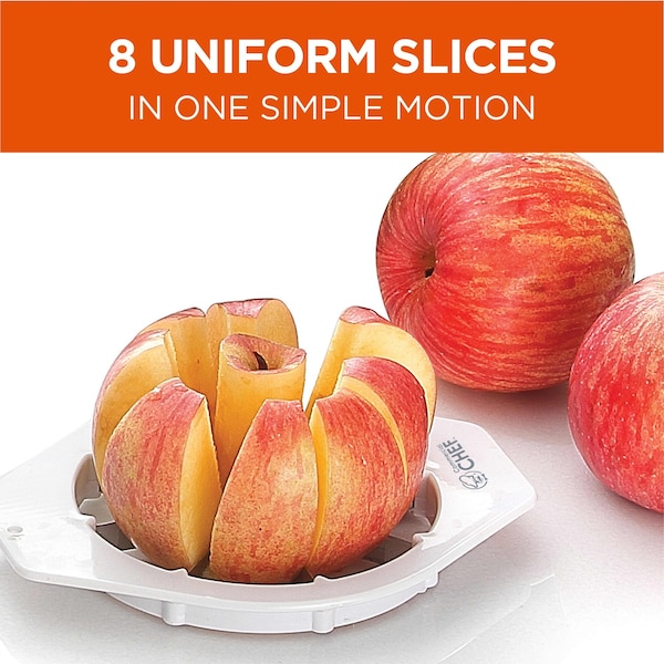 Commercial Chef Apple Slicer Corer Wedger, Handheld Apple Cutter - CH1533
