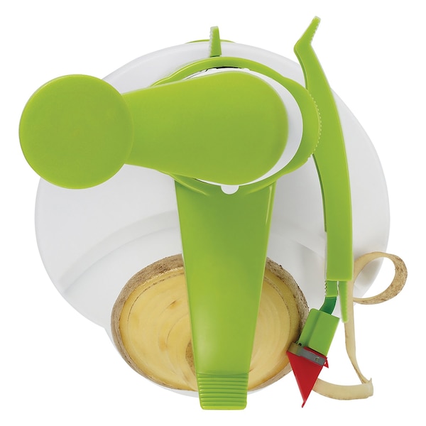 Starfrit Rotato Manual Peeler, Green/White - 092904-003-0000