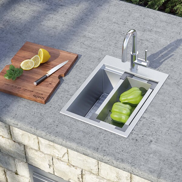 Ruvati replacement colander for RVH8210, RVH8221, RVH8222, RVH8333, RVQ5210 sink Stainless Steel - RVA1310