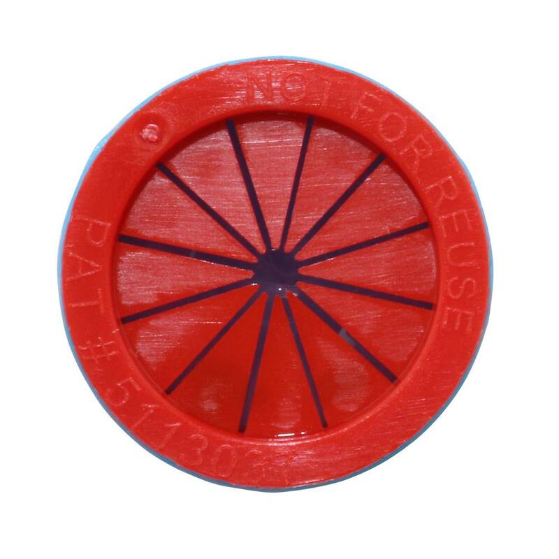 Conectores de alambre impermeables DryConn Medianos, Aqua/Rojo (paquete de 20) - 62214