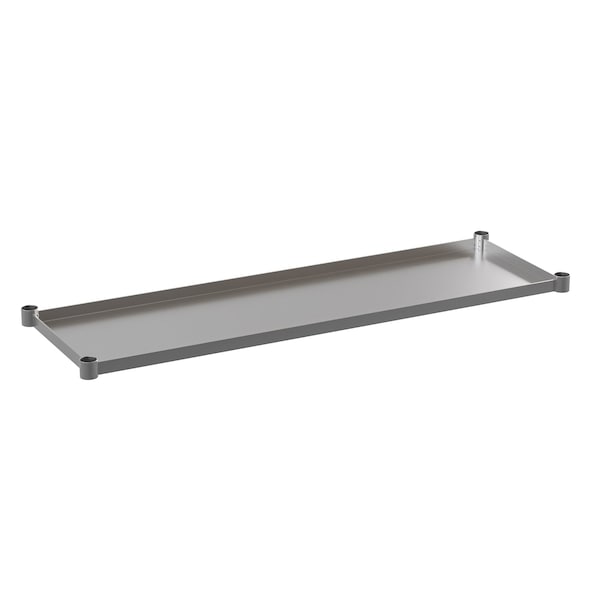 Flash Furniture Galvanized Under Shelf for 24 x 60 Work Tables - NH-GU-2460-GG
