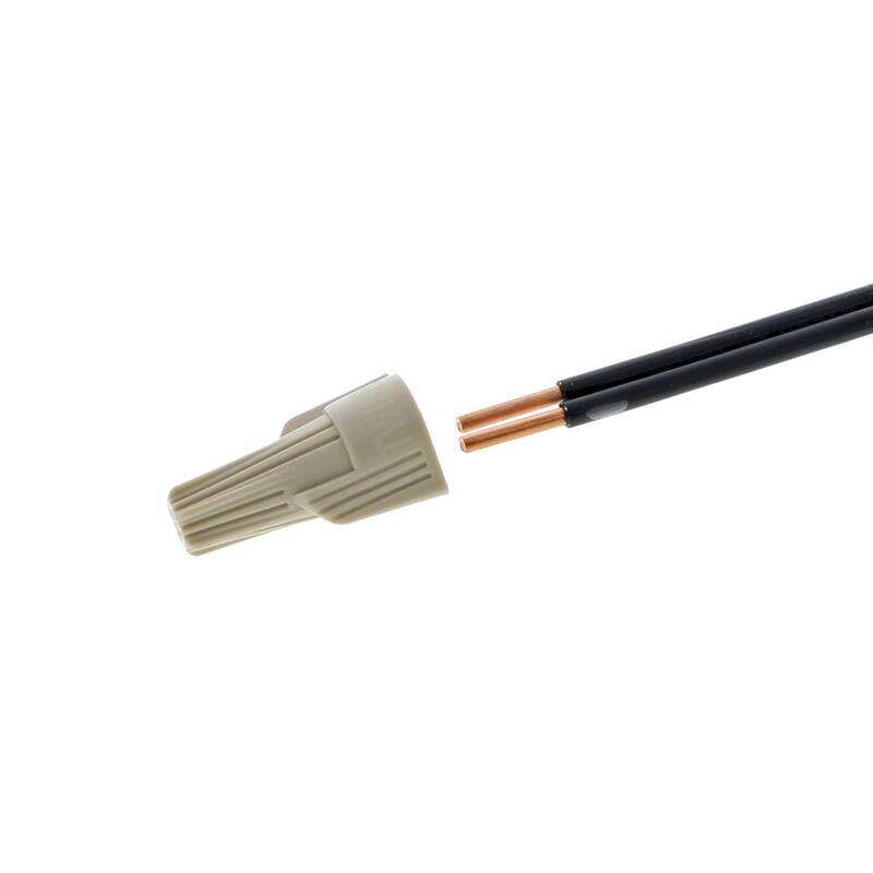 IDEAL 341 Conector de alambre retorcido Tan Twister (paquete de 250) - 30-1341J
