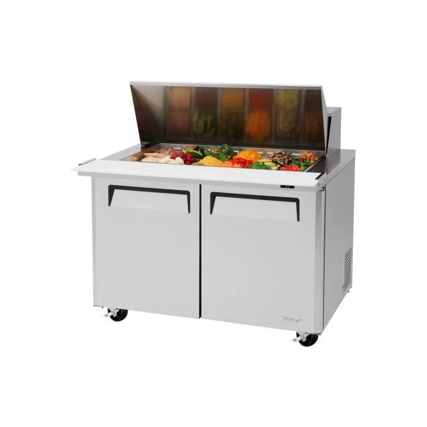 Turbo Air Turbo Air MST-48-18 M3 Series - Mega Top Sandwich/Salad Table 48-2/9"W - 2 Door - MST-48-18-N