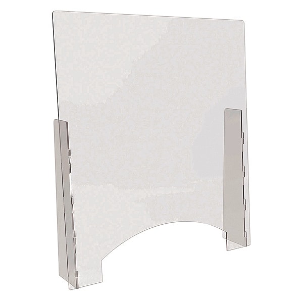 Deflecto Sneeze Guard, Acrylic, Clear, PK2 - PBCTA3136P