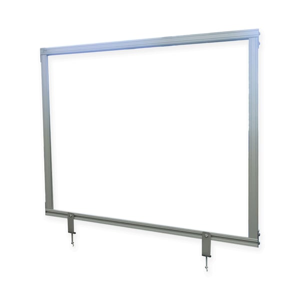 Ghent Desktop Plastic Protection Screen & Divider, 24"H x 29"W, Clear - DPSC2429-A