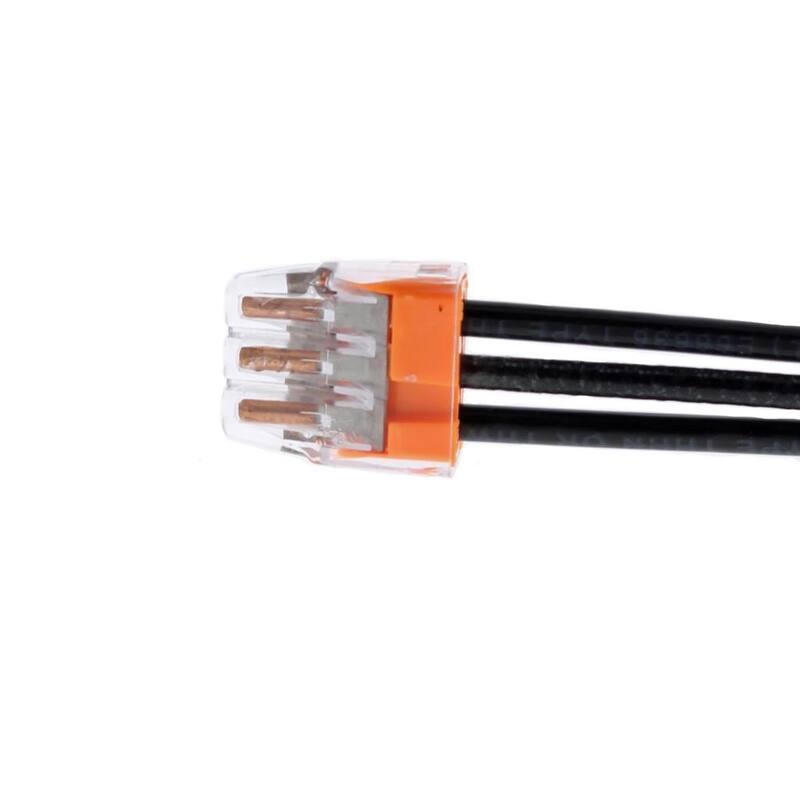 IDEAL 33 Orange In-Sure 3-Port Connectors (paquete de 100) - 30-1033P
