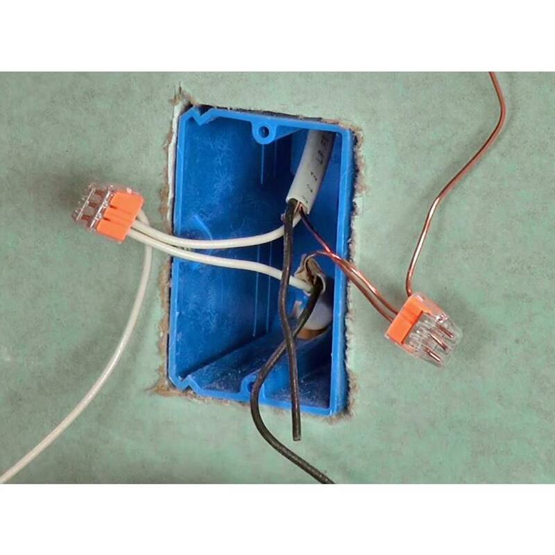 IDEAL 33 Orange In-Sure 3-Port Connectors (paquete de 100) - 30-1033P