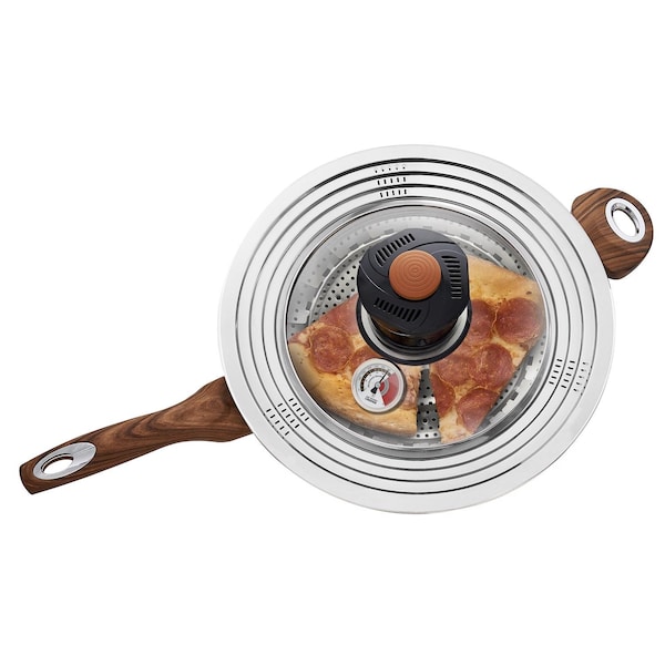 Mission Air Whirl Crisper Air Fryer Lid Glass/Stainless Steel 1 pk - AWL01103