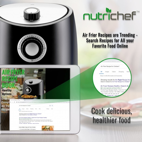Nutrichef 2L Mechanical Air Fryer - PKAIRFR18