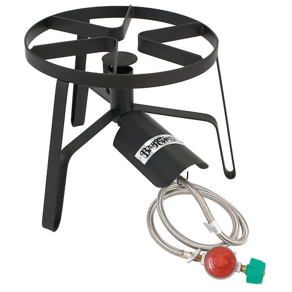Bayou Classic 12 Inch Tall Jet Cooker with Flame Spreader - BA50377