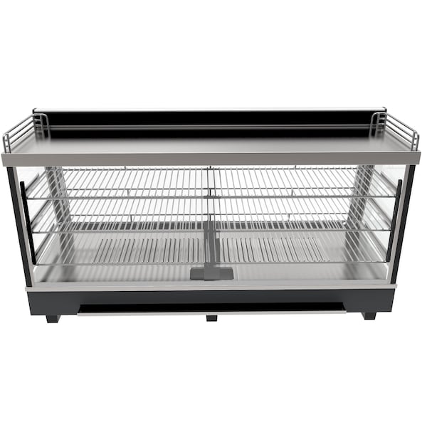 Koolmore 48" Countertop Food Warmer Display Case Merchandiser with LED Lighting and Front Sliding Door - HDC-6C