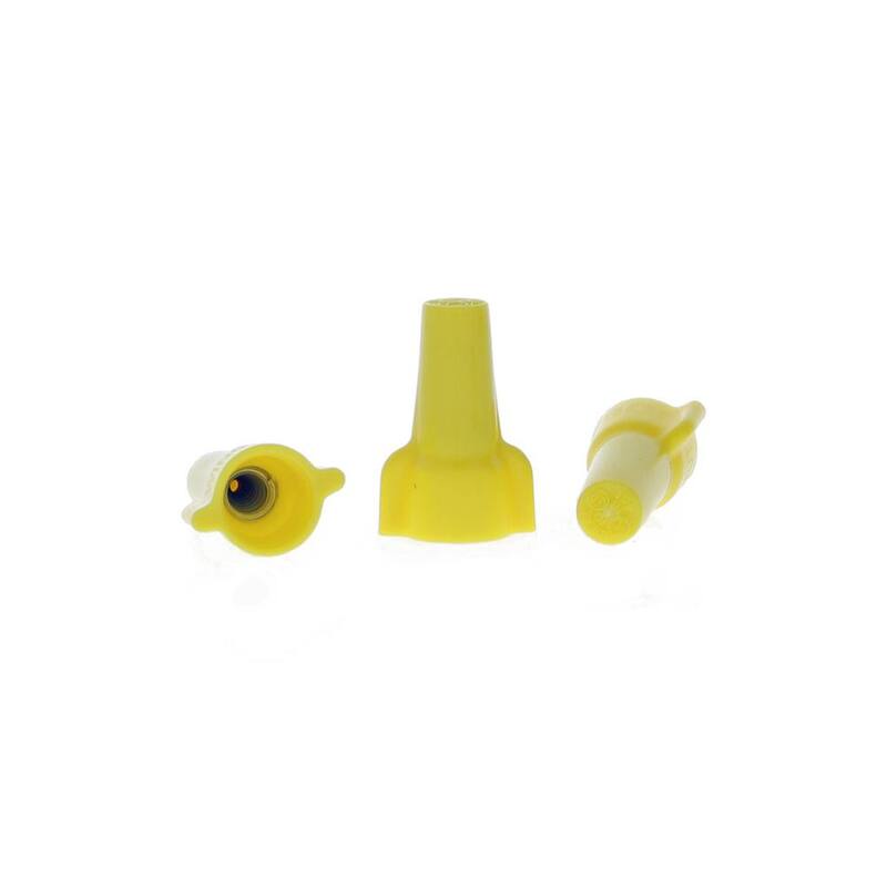 IDEAL 451 Conectores de Alambre WING-NUT Amarillos (paquete de 250) - 30-1451J