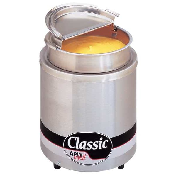 Apw Wyott Round Countertop Warmer, 7 Qt - RW-1V-SP